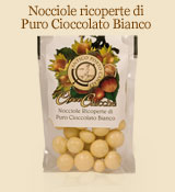 Nocciole ricoperte al Cioccolato Bianco