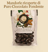 Mandorle ricoperte al Cioccolato Fondente